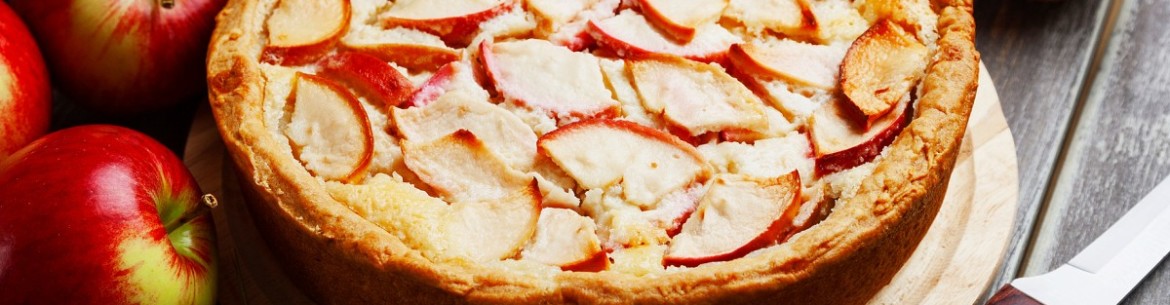 Tarte aux pommes en forme de chapeau de boyard