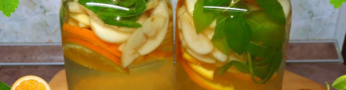 Un mojito rafraîchissant aux pommes et à la menthe pour l'hiver