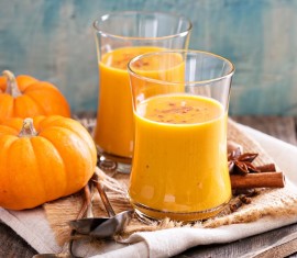 Jus de citrouille et de pomme avec pulpe pour l'hiver