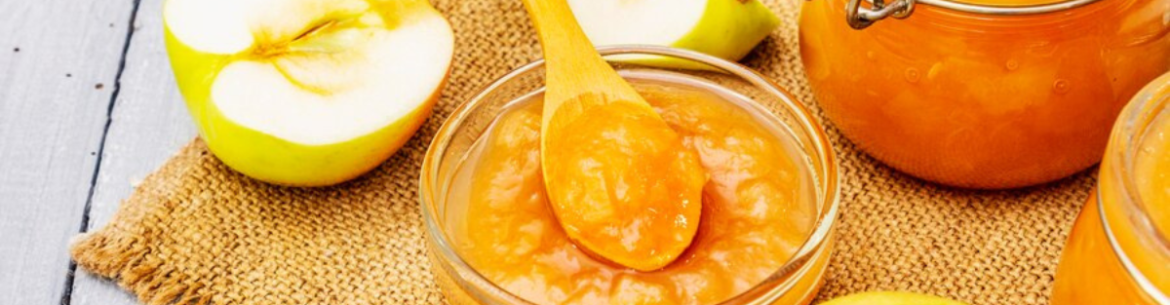Confiture de pommes et d'oranges pour l'hiver