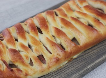 tresse de fromage blanc aux pommes