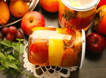 Pommes au sirop pour l'hiver, tranchées