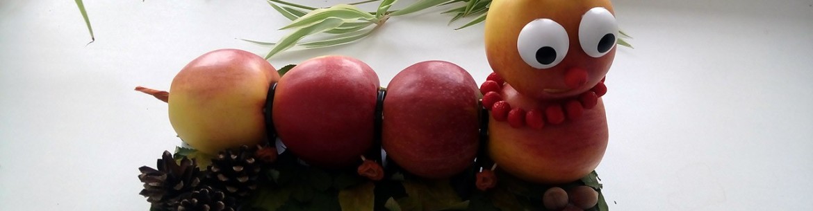 Chenille en pomme à faire soi-même : idées de bricolage pour la maternelle