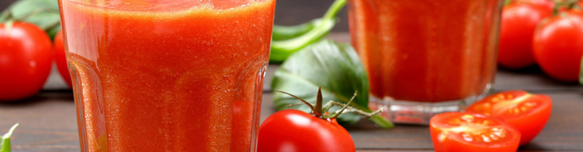 Jus de tomate et de pomme pour l'hiver