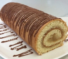 Une recette simple de gâteau roulé aux pommes
