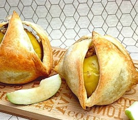 Pommes cuites au four en pâte feuilletée