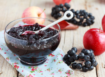Confiture d'aronia aux pommes