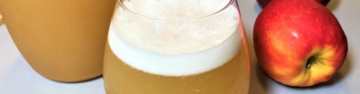 Kvas à base de pommes séchées