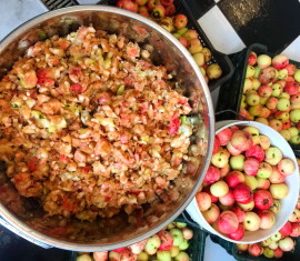 Comment couper rapidement des pommes à la maison pour en extraire le jus