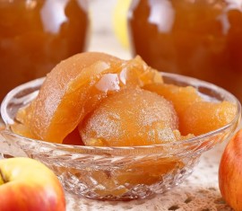 Confiture de pommes au four