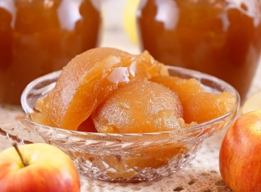 Confiture de pommes au four