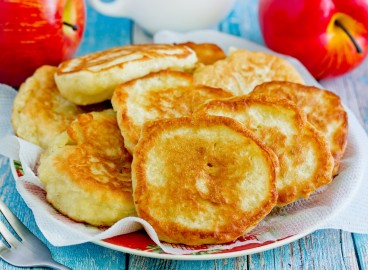 crêpes au fromage blanc et aux pommes