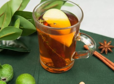 thé à la rose musquée et à la pomme