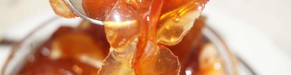 Confiture transparente à base de pommes Antonov