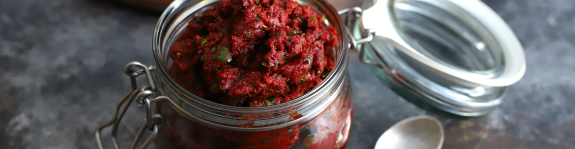 Chutney de pommes épicé et aromatique