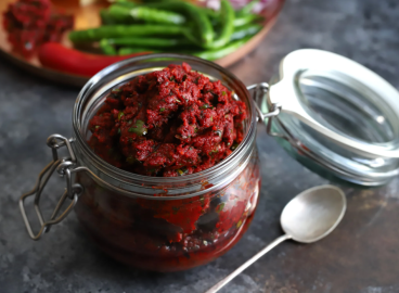 Chutney de pommes épicé et aromatique