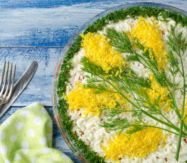 Salade Mimosa aux pommes