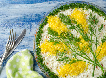 Salade Mimosa aux pommes