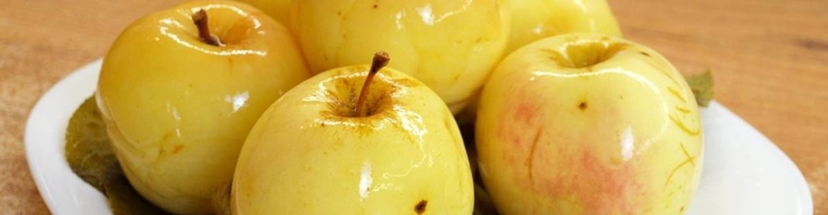 Pommes marinées au miel