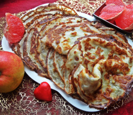 Crêpes aux pommes râpées