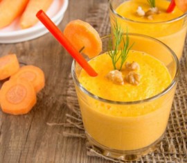 Smoothie pomme-carotte