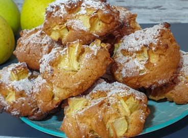Biscuits au fromage blanc et aux pommes