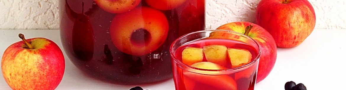 Compote d'aronia et de pommes pour l'hiver
