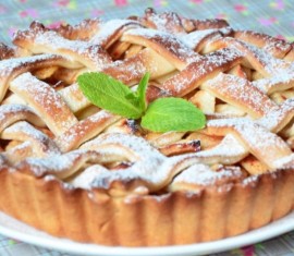 Tarte aux pommes américaine au four