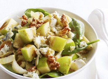 Salade française aux pommes - une recette exquise