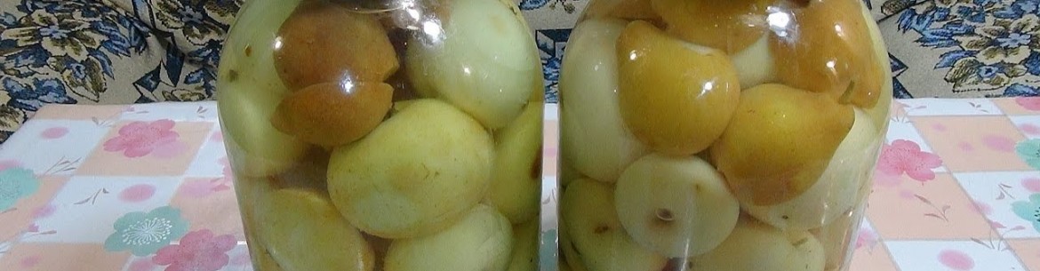 Compote de pommes et de poires pour l'hiver