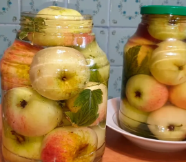 Des pommes en conserve dans des bocaux pour l'hiver : une recette on ne peut plus simple