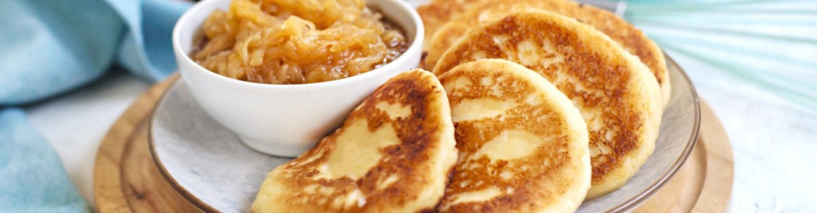 Des cheesecakes sains aux pommes cuits au four