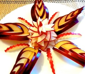 Comment découper joliment des pommes pour la table : 22 idées