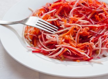 Salade de betteraves, carottes et pommes – un concentré de vitamines !