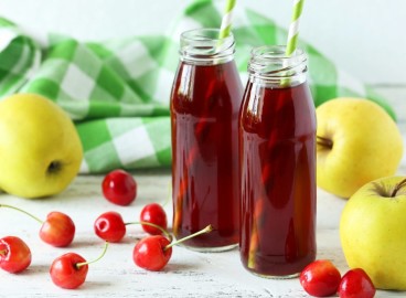 compote de pommes et de cerises