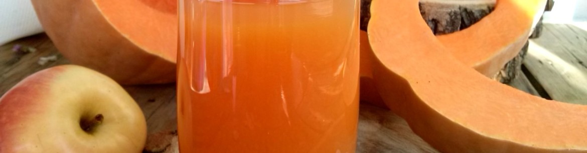 Jus de pomme avec pulpe pour l'hiver