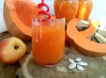 Jus de pomme avec pulpe pour l'hiver