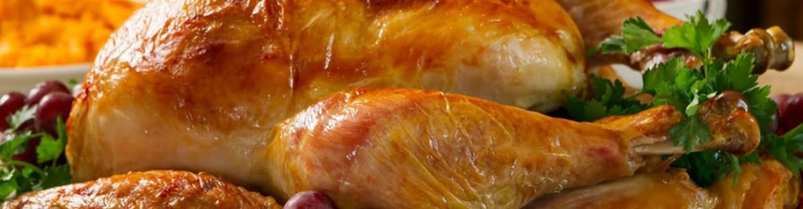 Dinde aux pommes au four