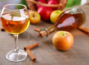 Du vin fait à partir des pommes de mon propre jardin