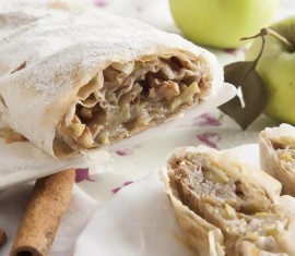 Strudel à la pâte filo aux pommes