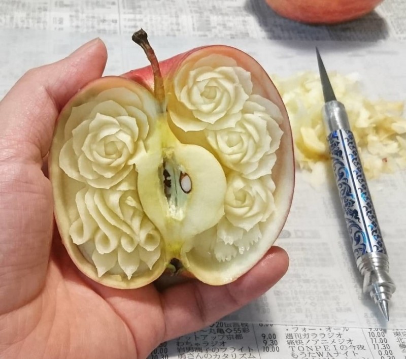 Comment découper joliment des pommes pour la table : 22 idées