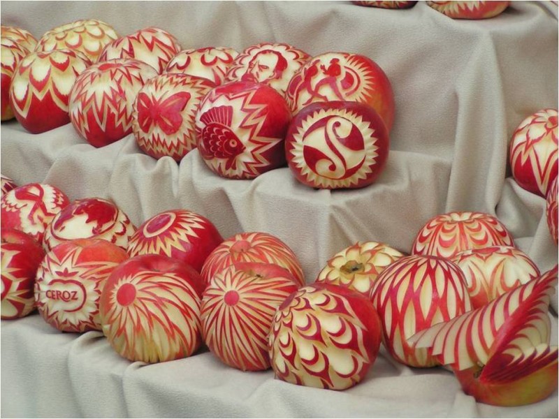 Comment découper joliment des pommes pour la table : 22 idées